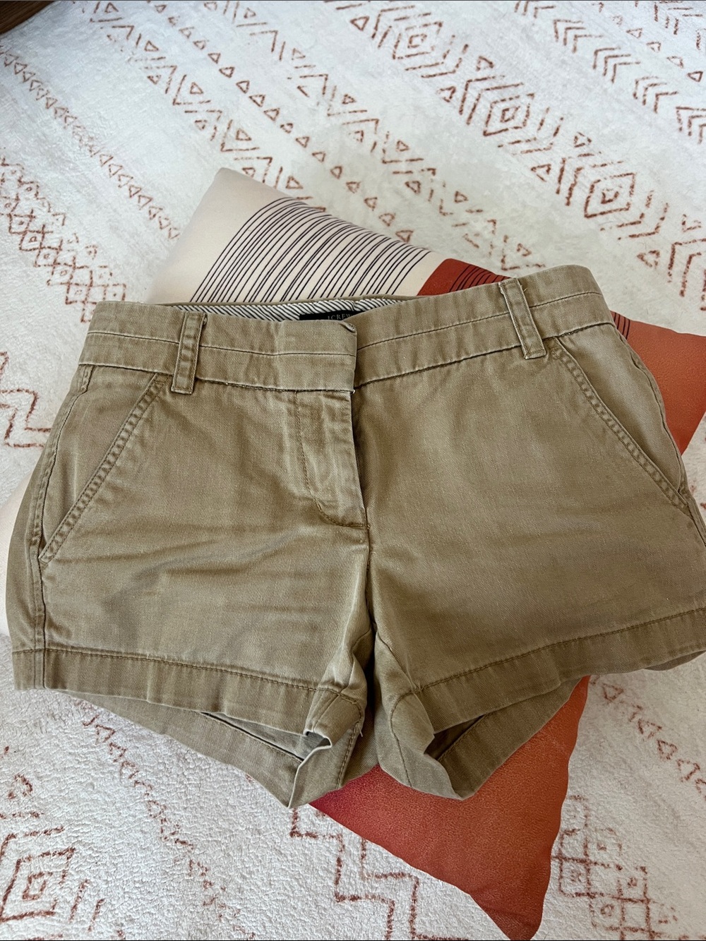 I. Crew chino khaki shorts